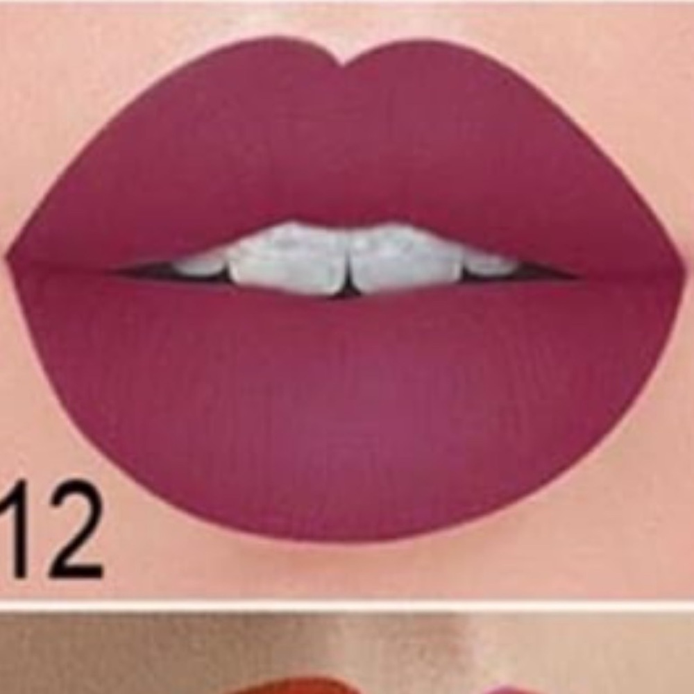 CmaaDu (12) Plum Pink Liquid Matte Lipstick. 24 Hour Lips.  #11 - Picture 3 of 3